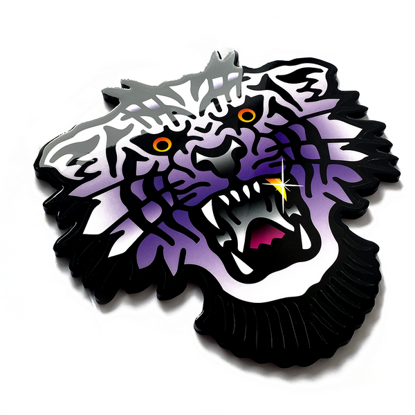 Trad Tiger Head Wall Art