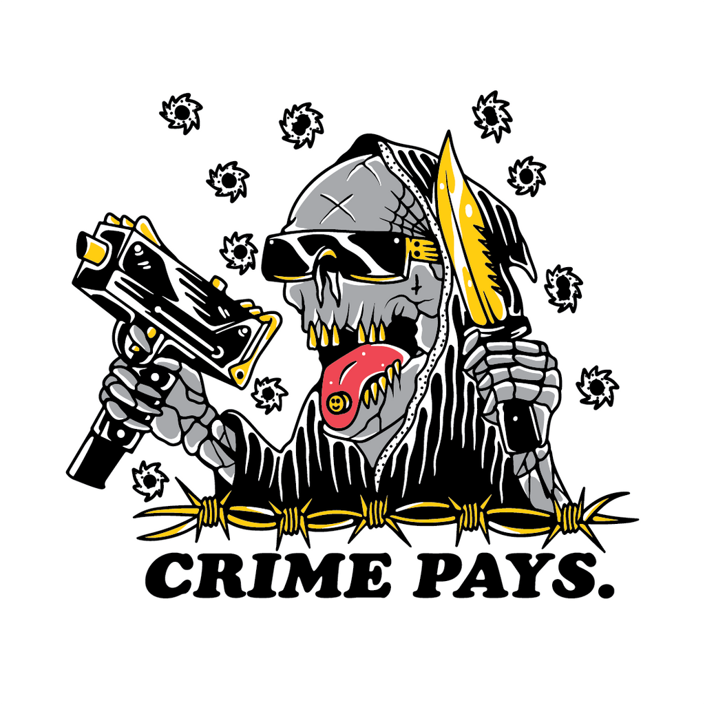 Crime Pays Design – nooseanddagger